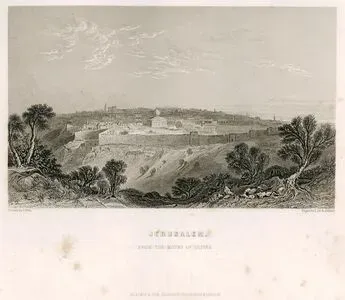 Jerusalem From The Mount Of Olives