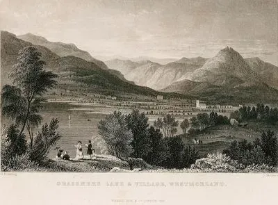 Grassmere Lake & Village, Westmorland