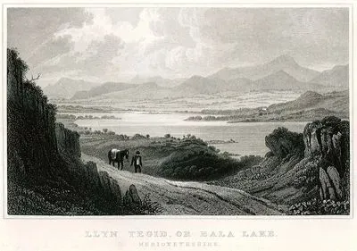 Llyn Tegid Or Bala Lake, Merionethshire