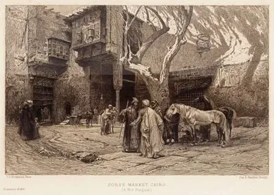 Horse Market, Cairo(A Hot Bargain)