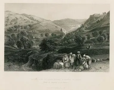 Valley Of Jehoshaphat & Brook Kedron-Vallee De Josphat, Et Le Cedron