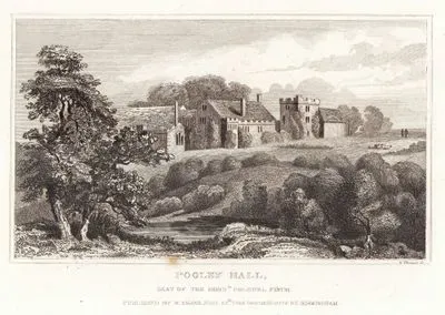 Pooley Hall, Seat Of Honb. Colonel Pinch