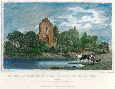 Ruins Of The Episcopal Palace At Halling, Kent, Five Miles South Of Rochester