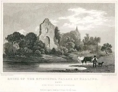 Ruins Of The Episcopal Palace At Halling, Kent, Five Miles South Of Rochester