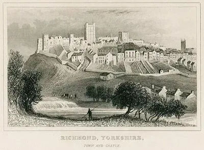 Richmond, Yorkshire, Town And Castle
