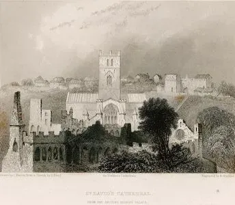 St.David's Cathedral From The Ancient Bishops Palace