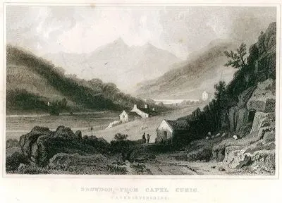 Snowdon From Capel Curig, Caernarvonshire