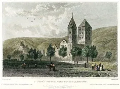 St.John's Church, Near Niederlahnstein-St.Johanneskirche Berg Niederlahnstein-Eglise De St.John Pres Niederlahnstein