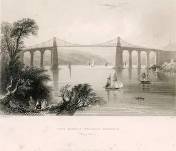 The Menai Bridge, Bangor, North Wales