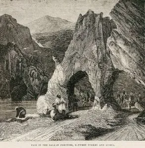 Pass in The Balkan Frontier Between Turkey and Russia