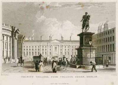 Trinity College From College Green, Dublin