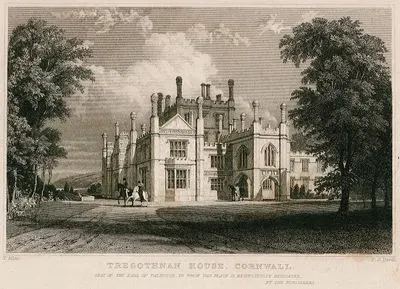 Tregothnan House, Cornwall, Seat Of The Earl Of Falmouth