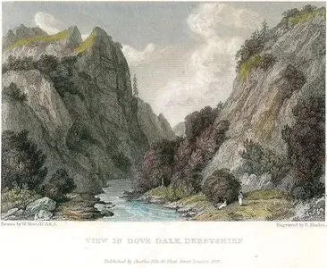 View in Dove Dale, Derbyshire