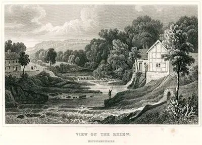 View On The Rhiew, Montgomeryshire