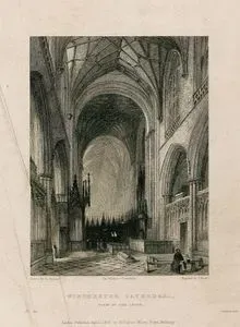 Winchester Cathedral, View Of The Choir, Pl.46