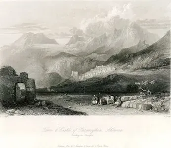 Town And Castle Of Paramythia, Albania, Turkey In Europe