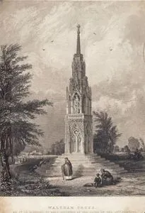 Waltham Cross, As it is Supposed To Have Appeared At The Close Of The 13th Century