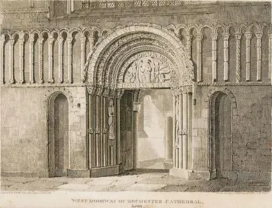 West Doorway Of Rochester Cathedral, Kent