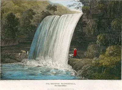Cil Hepste Waterfall, Brecknockshire