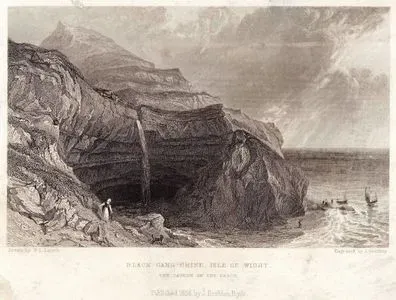 Black Gang Chine, isle Of Wight, The Cavern On The Beach