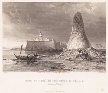 Bur Jer Roos Or The Tower Of Skulls. İsland Of Jerbeh