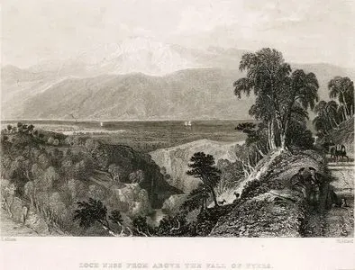 Loch Ness From Above The Fall Of Fyers