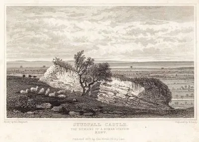 Studfall Castle, The Remains Of A Roman Station, Kent