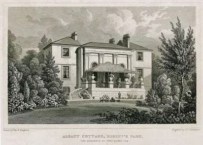 Albany Cottage, Regent's Park, The Residence Of Tho.Raikes