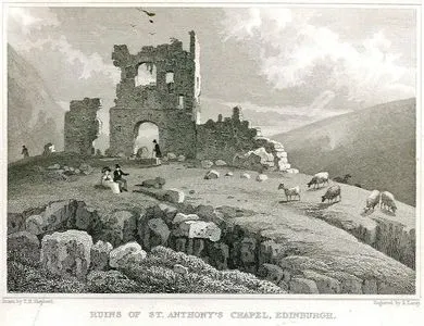 Ruins Of St.Anthony's Chapel, Edinburgh