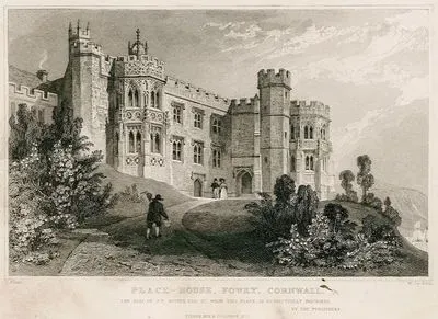 Place House, Fowey, Cornwall, The Seat Of J.T.Austen