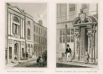 Waterman's Hall, St. Mary's Hill, Pl.87-Painter Stainer's Hall, Little Trinity Lane, Pl.88