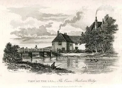 View On The Lea, The Crown, Broxbourn Bridge
