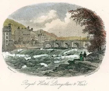 Royal Hotel, Llangollen & Weir