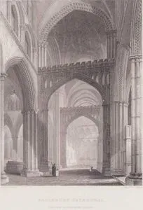 Salisbury Cathedral, View From South To North Transept, Plate 3