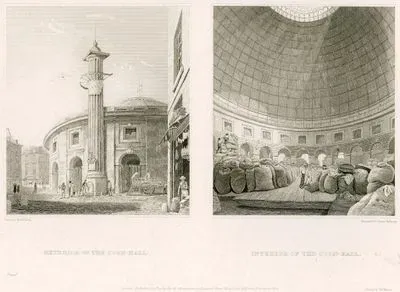 Exterior Of The Corn Hall-İnterior Of The Corn Hall