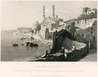 The City Of Benares-This City Contains A Population Of About 600.000 And It is Situate On The Ganges, Midway Between 
Calcutta And Delhi