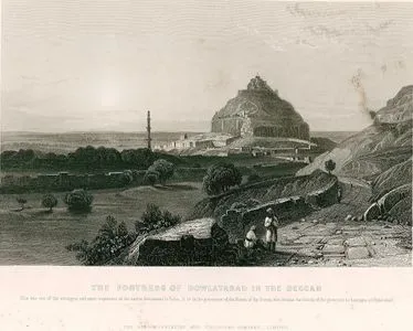 The Fortress Of Dowlatabad In The Deccan-This is One Of The Strongest And The Most Important Of The Native Fortresses
in India. It is in the Possession Of The Nizam Of The Deccan Who Detains The Family Of The Governor As Hostages At Hyderabad