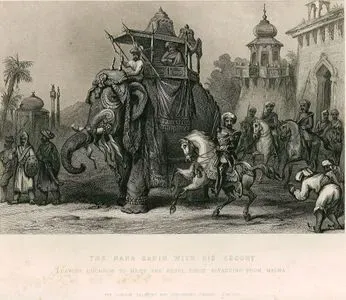 The Nana Sahib With His Escort, Leaving Lucknow To Meet The Rebel Force Advancing From Malwa