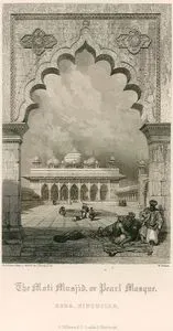 The Moti Musjid Or Pearl Mosque, Agra, Hindustan