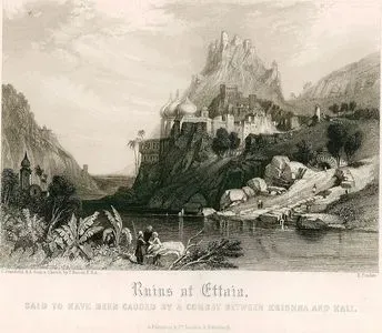 Ruins At Ettaia, Said To Have Been Caused By A Combat Between Krishna And Kali