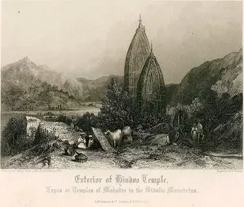 Exterior Of Hindoo Temple, Topes Or Temples Of Mahadev In The Sivalic Mountains