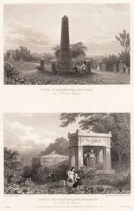 Tomb Of Mareschal Messena (In Pere la Chaise)-Tombs Of La Fontain Ana Moleire(In Pere la Chaise)