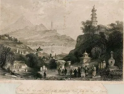 Lake See Hoo And The Temple Of The Thundering Winds From The Vale Of Tombs