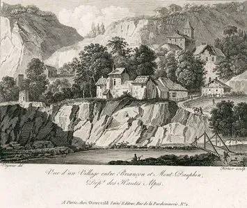 Vue D'Un Village Entre Briancon Et Mont Dauphin, Dept. Des Hautes Alpes