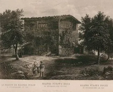 Walter Fürst's Haus in Attinghausen Ct.Uri-La Maison De Walter Fürst -Walter Fürst's House