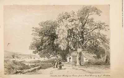 Assendon Near Henley On Thames From A Pencil Drawing By J.Needham