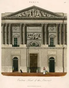 Eastern Front Of The Louvre,Paris