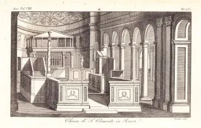 Chiesa Di S.Clemente in Roma, Eur. Vol VIII. Tav.26. (Church of S.Clemente in Rome)