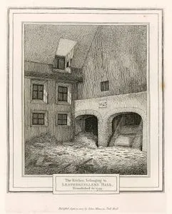 The Kitchen Belonging To Leatherseller's Hall, Demolished in 1799