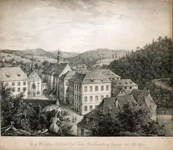 Das Kloster Richtenthal Von Carilienberg Hinter Der Mühle (Richenthal Abbey)